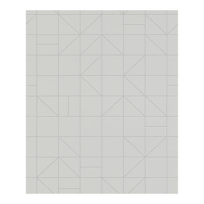 Rasch Teague Silver Geometric Wallpaper - 20.5 x 396 x 0.025