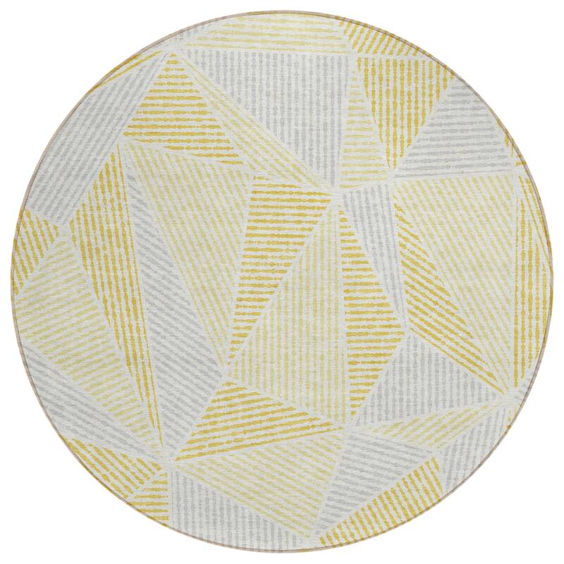 HomeRoots Geometric Transitional Rectangle Outdoor Rug