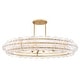 preview thumbnail 3 of 4, Fredrick Ramond FR30125 Rene 10 Light 60" Wide Ring Chandelier with