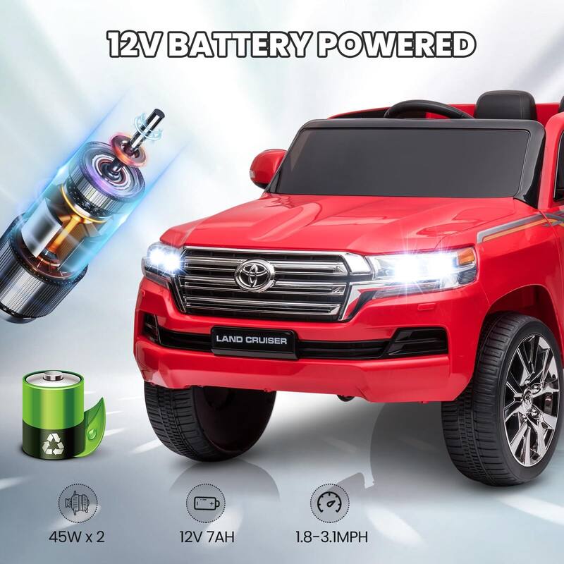 Electric Kids Ride-On Car SUV - 2 Seater Licensed Land Cruiser