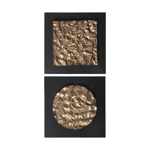 Uttermost Boaz Gold Wall Decors (Set of 2)