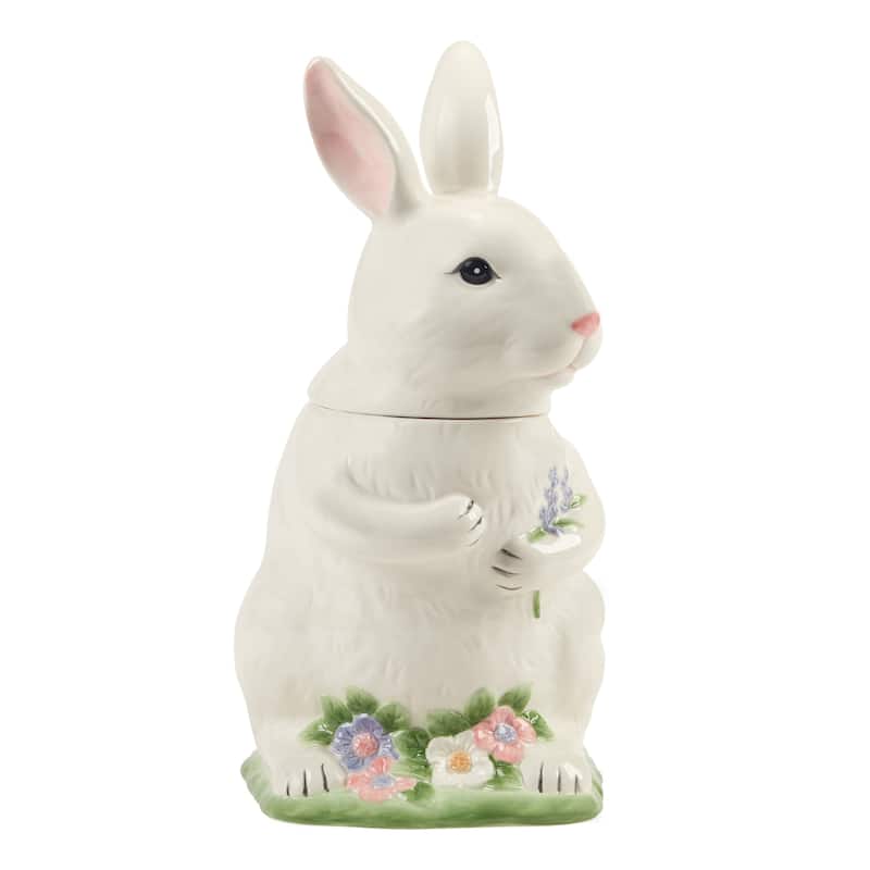 Certified International Easter Morning 3-D Bunny Cookie Jar, 64 oz. - 64 oz.
