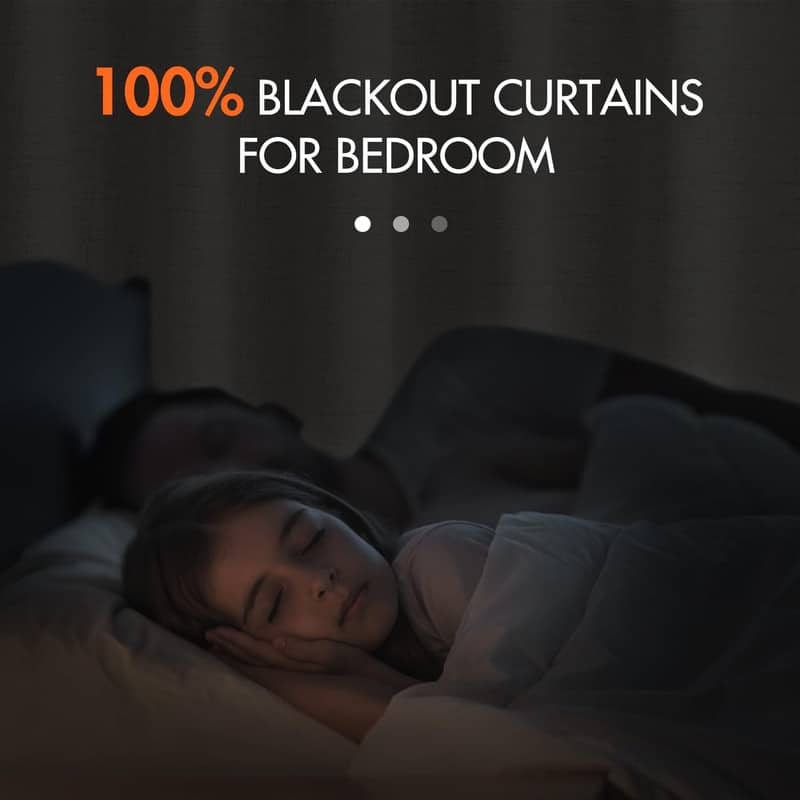 Blackout Curtains 90 inches Long, Curtains for Bedroom Living