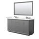 Option Dark Gray / Giotto Quartz Top / Brushed Nickel