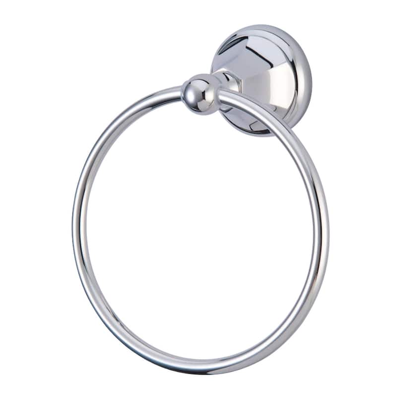 Kingston Brass Metropolitan 6-Inch Towel Ring - Polished Chrome