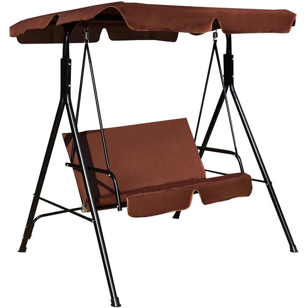 Two seater outdoor discount swing