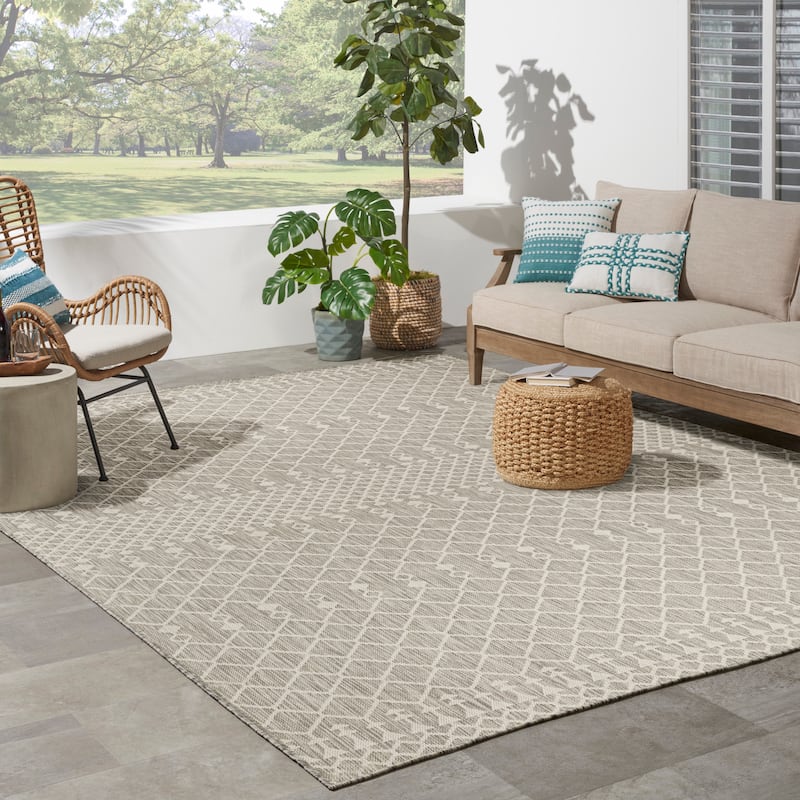 Nourison Positano Indoor/Outdoor Moroccan Area Rug