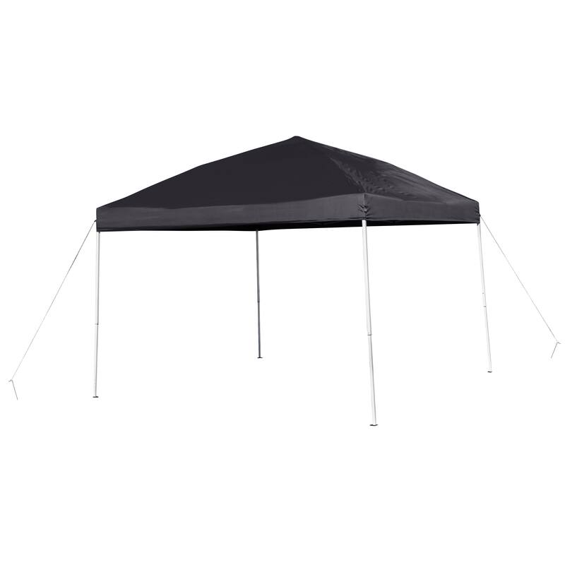 10'x10' Weather Resistant Easy Pop Up Event Straight Leg Instant Canopy Tent - 10x10