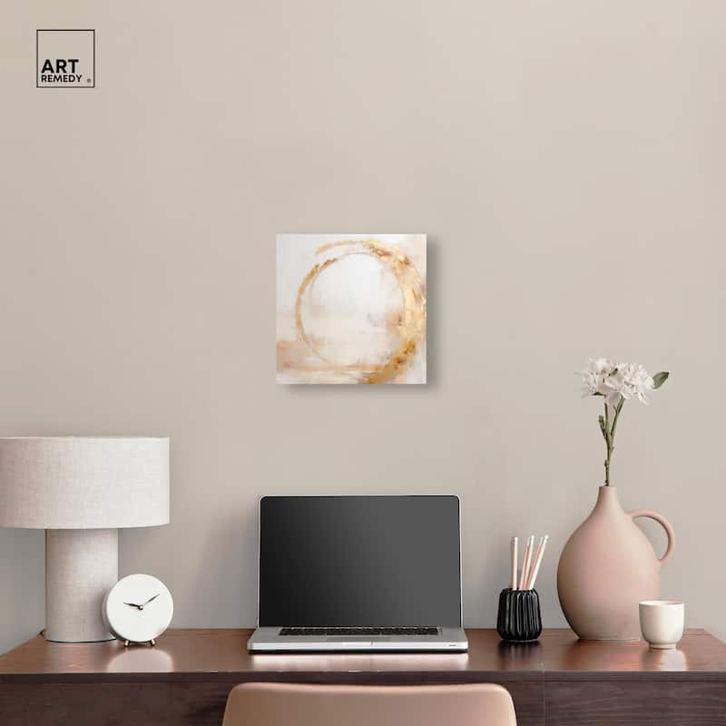 Golden Orb II Canvas by Art Remedy, Gallery Wrapped