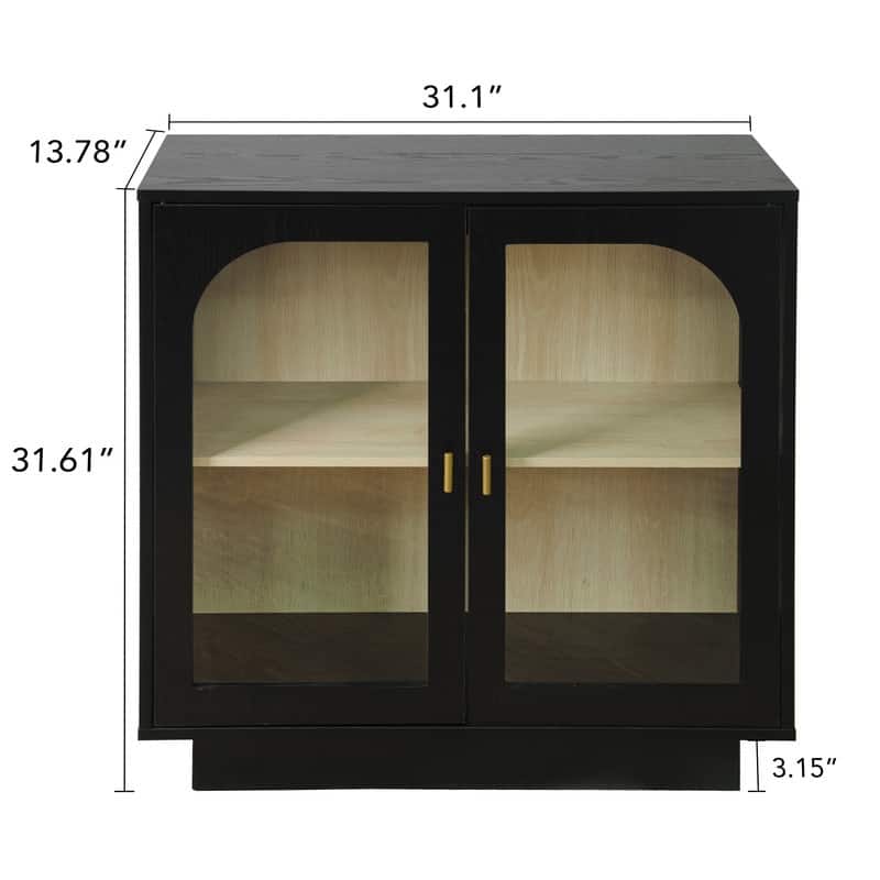 Storage Cabinet with Acrylic Door for Living Room, Dining Room, Study