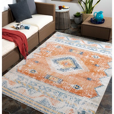 Livabliss Nuria Indoor/ Outdoor Southwestern Area Rug