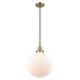 Option Antique Brass / Matte White Shade