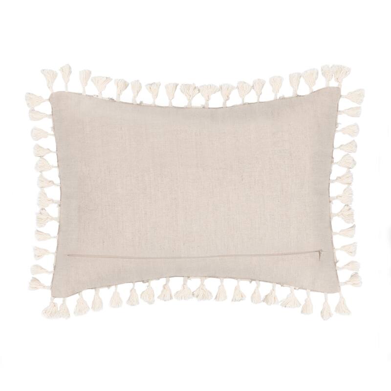 Villa by Classic Home Edisto Linen Blend Throw Pillow
