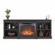 preview thumbnail 4 of 11, Ameriwood Home Barnhart TV Console with Electric Fireplace for TVs up to 75 inches