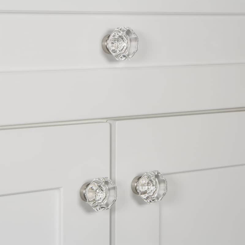 Grandeur CHAM-CRYS-KNOB Chambord 1-3/8" Faceted Geometric Luxury
