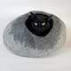 Cat Cave Bed - Grey Ombre
