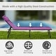 preview thumbnail 32 of 34, Outsunny Folding Chaise Lounge Chair Portable Lightweight Reclining Garden Sun Lounger with 4-Position Adjustable Backrest