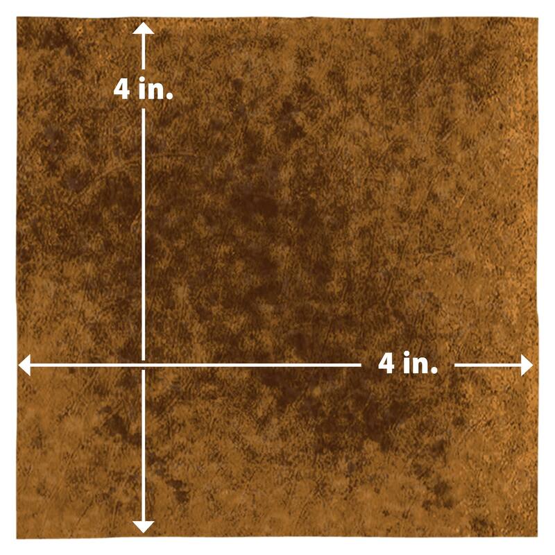 Merola Tile Menorca Rust 4" x 4" Ceramic Wall Tile
