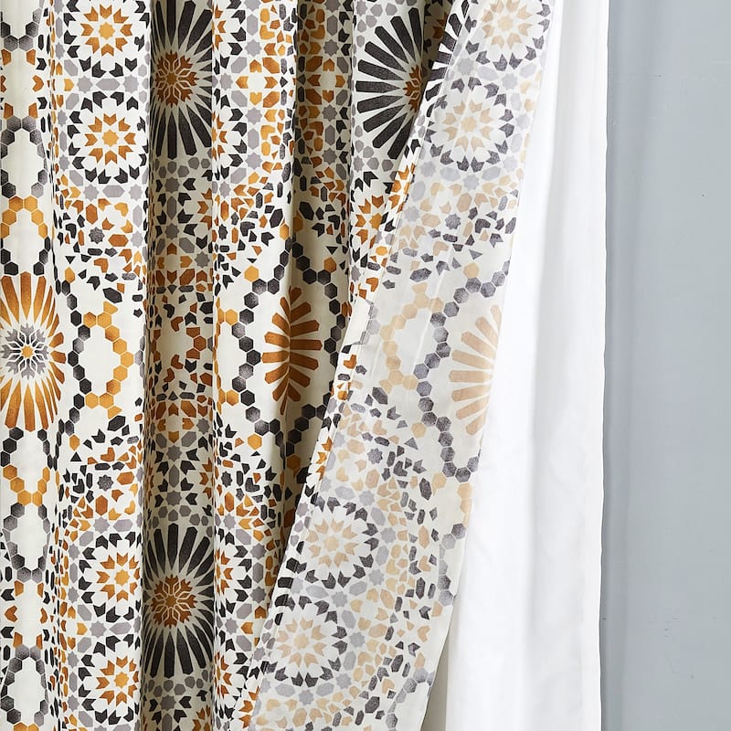Serenta Tradewinds Printed 2 Piece Curtain Set - 60" x 84"