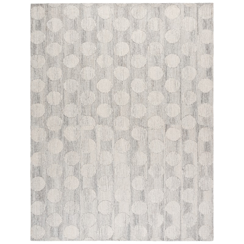 SAFAVIEH Handmade Metro Pierina Wool Rug - 8' x 10' - Grey/Ivory