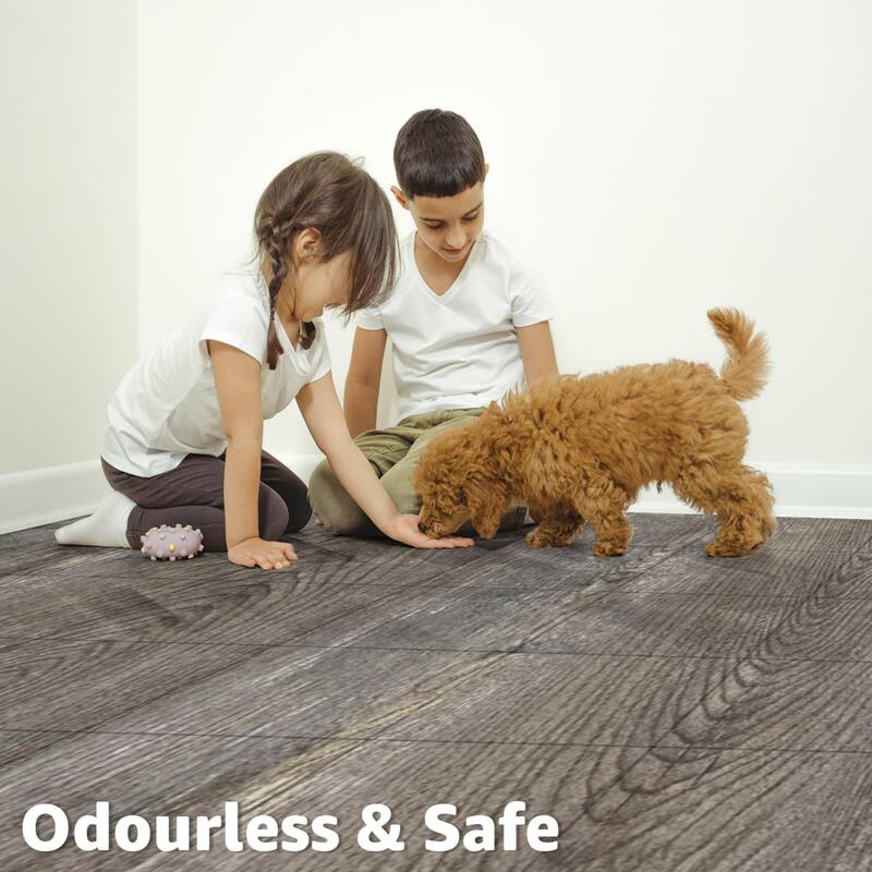 Art3d 12'' X 12'' Wood-Look Peel and Stick Vinyl Floor Tiles,30 pcs,30 sqft