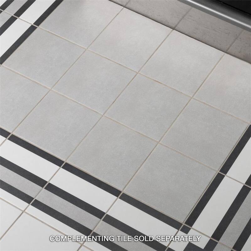 Merola Tile Twenties Frame 7-3/4" x 7-3/4" Ceramic Floor and Wall Trim