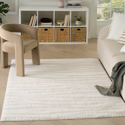 Nourison Modern Shag Indoor only Abstract Area Rug