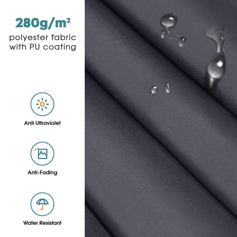Patio Awning 13x8 Feet Fabric Replacement Sunshade Canopy