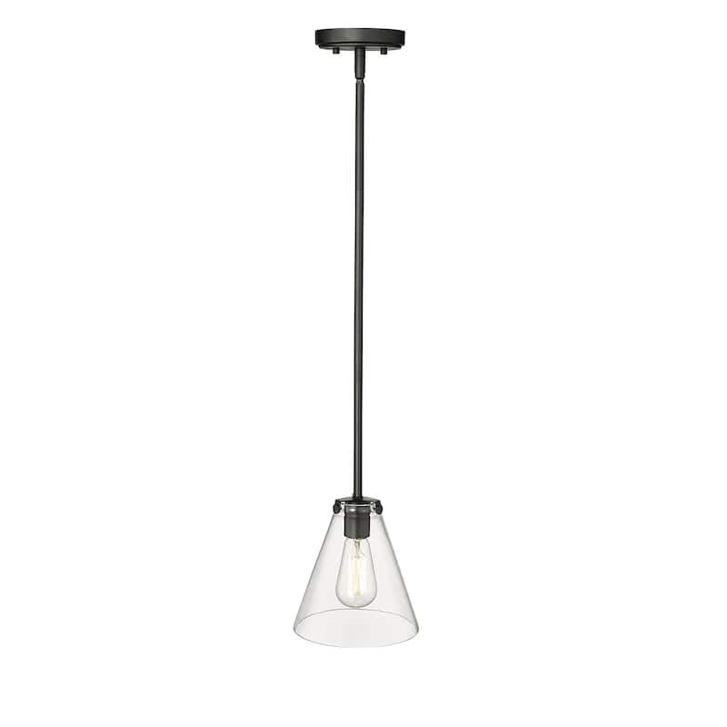 Millennium Lighting 8" Wide Mini Pendant with Clear Glass Shade