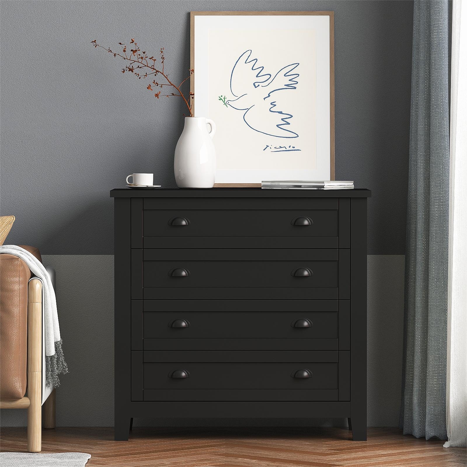 Drawer Dresser Bar Cabinet side cabinet buffet sideboard solid wood frame plasticdoor panel retro shell handle Bed Bath Beyond 40731807