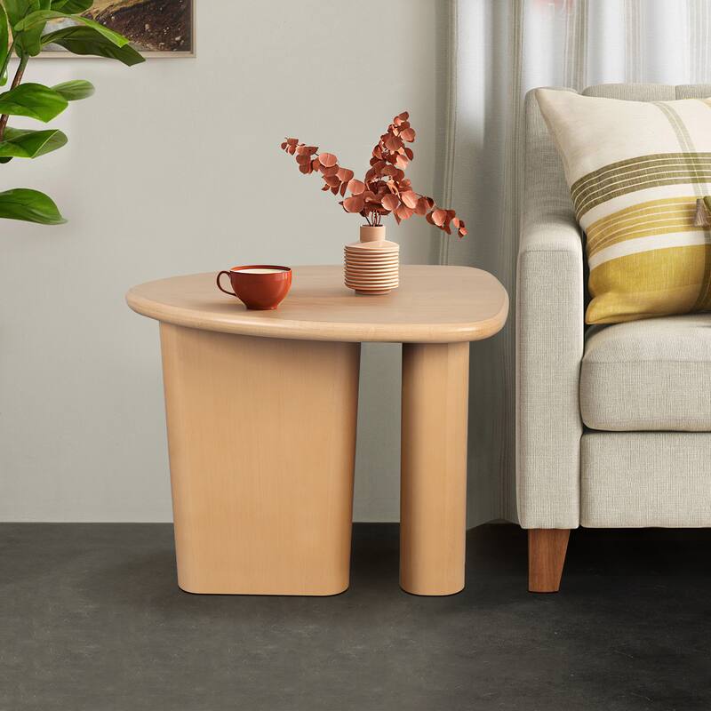 Tapered Tabletop Side Table For Living Room,Kitchen,Entyway