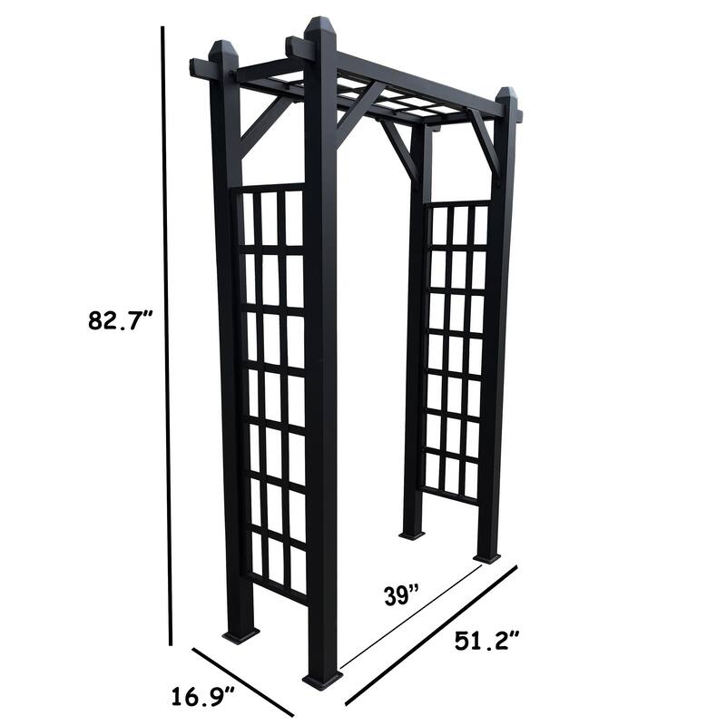 Modern Aluminum Garden Arch