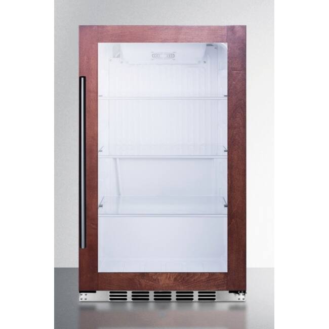 Summit 19" Wide Shallow Depth Indoor / Outdoor Beverage Center - Panel Ready