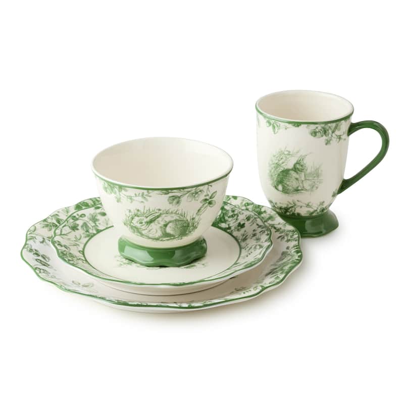 Certified International Le Jardin 16pc Dinnerware Set