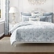 preview thumbnail 5 of 3, 6ix Tailors Savannah Cornflower Blue 8 Piece Duvet Cover Designer Set