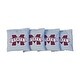 preview thumbnail 1 of 1, Mississippi State Grey Cornhole Bags All-Weather Resin Filled