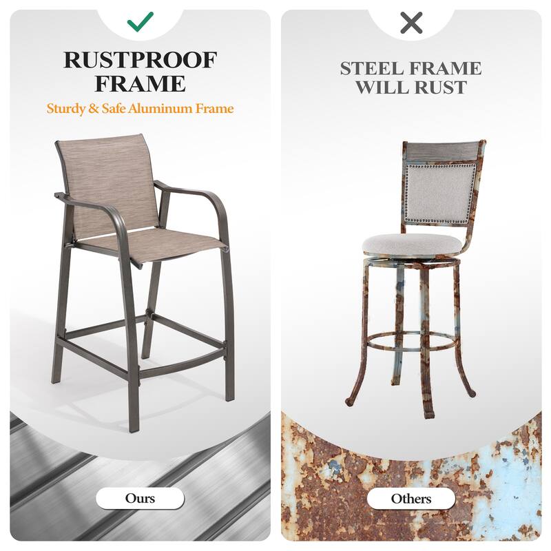 Outdoor Bar Height Barstools Outdoor Bar Stools Patio Bar Chairs