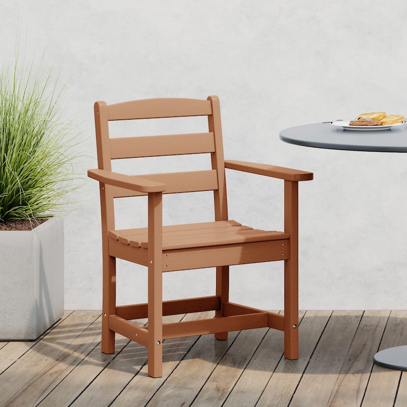 Polytrends Shoreside Patio Dining Arm Chair