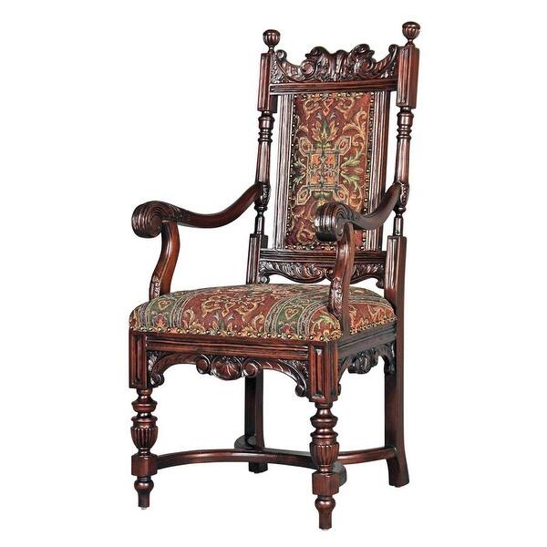 Shop Design Toscano Grand Classic Edwardian Dining Armchair Overstock 22612825