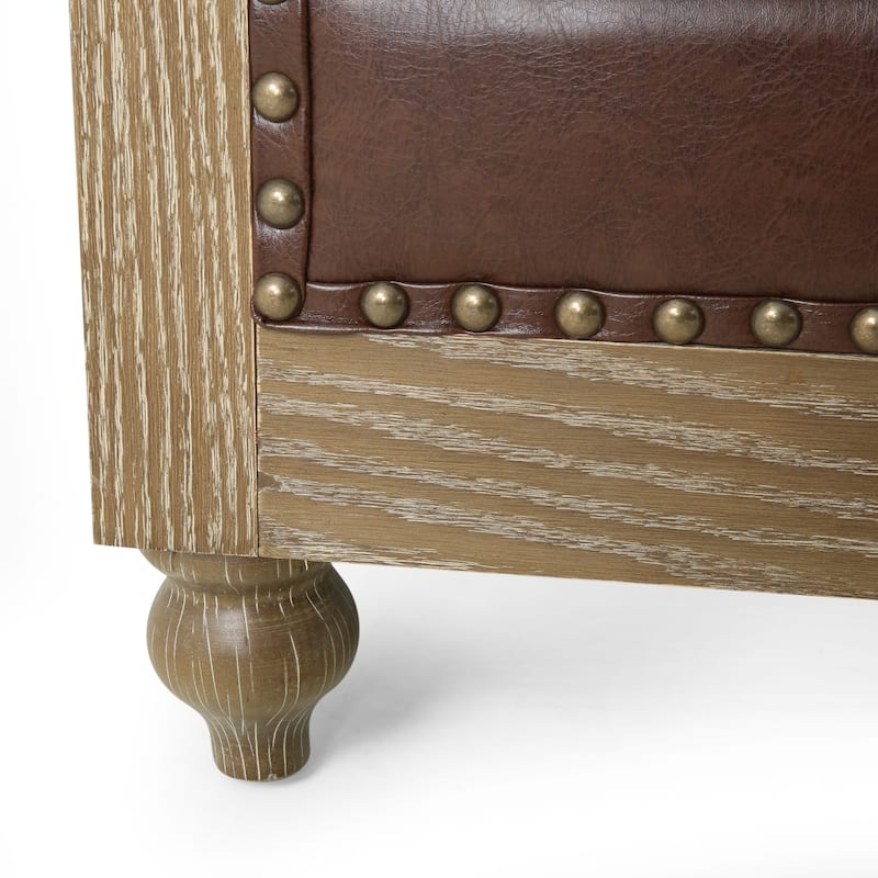 Castalia Chesterfield Tufted Club Chair by Christopher Knight Home - 39.00" L x 33.50" W x 28.00" H