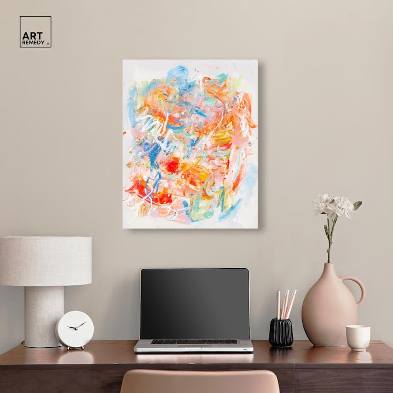 Swirling Hues I Canvas by Art Remedy, Gallery Wrapped