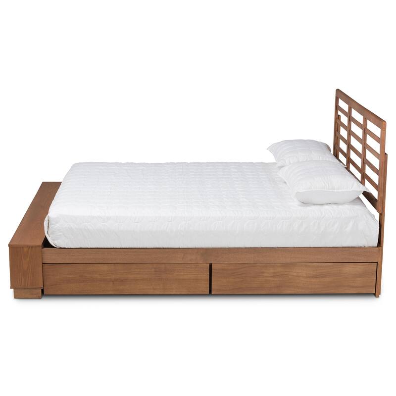 Milana Modern Transitional 4-Drawer Platform Storage Bed