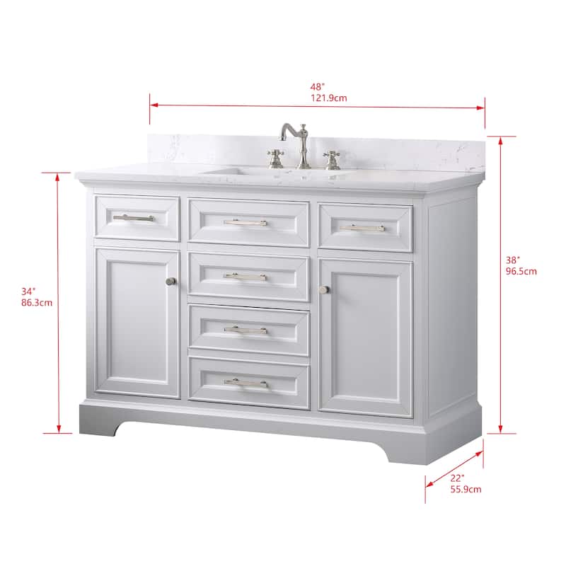 Sudio Design Thompson 48" Bathroom Vanity