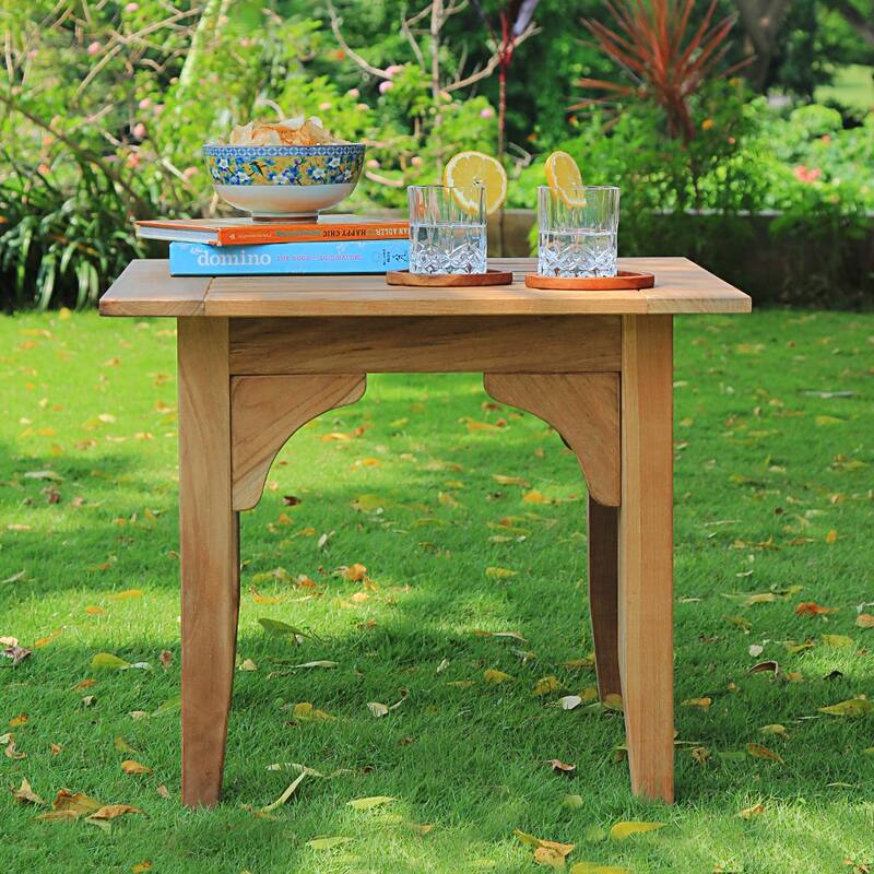Cambridge Casual Leon Teak Outdoor Side Table