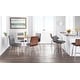preview thumbnail 21 of 28, Mason Contemporary Swivel Counter Stool Upholstered in Faux Leather (Set of 2) - N/A