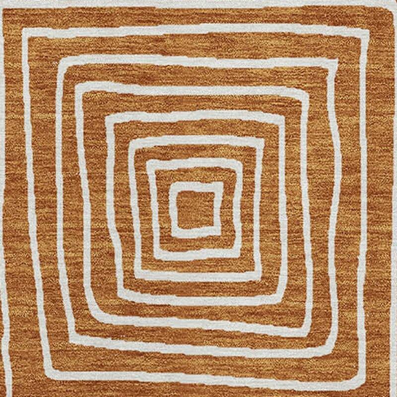 HomeRoots Geometric Transitional Rectangle Outdoor Rug