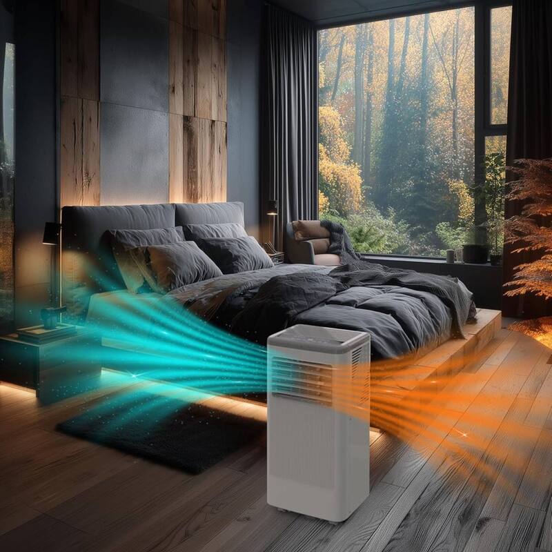 10000 BTUs Portable Air Conditioners with Heater for 450 Sq. Ft. - N/A