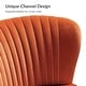 preview thumbnail 102 of 114, HULALA HOME Monica Modern Velvet Curved Tufted Back Loveseat with Metal Tapered Legs