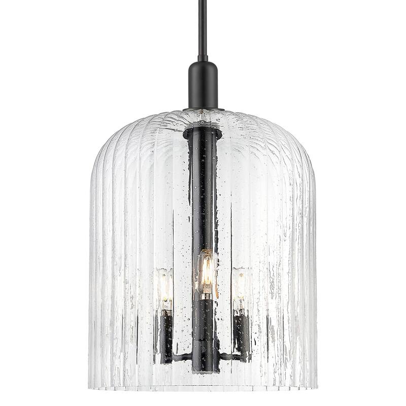 Innovations Lighting 716-3S-G559-12SDY Bridal Veil 3 Light 12" Wide - Matte Black