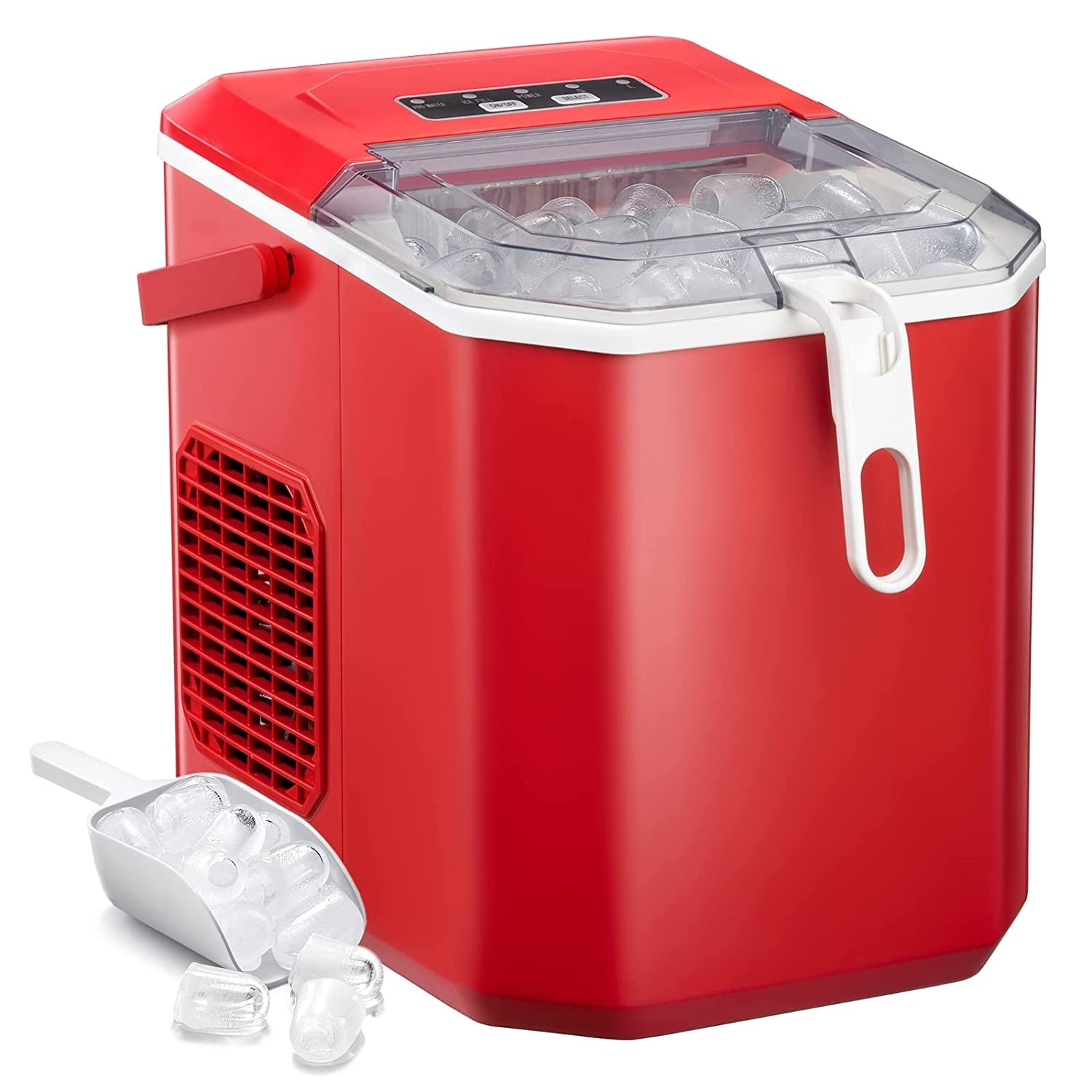 Countertop Ice Maker Portable Ice Machine with Handle Self Cleaning Ice Makers 26Lbs 24H 9 Ice Cubes Ready in 6 Mins On Sale Bed Bath Beyond 37506530